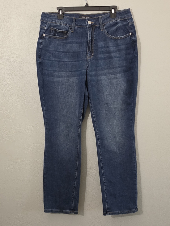 Judy Blue Denim - Judy Blue Boyfriend Fit Dark Wash Jeans High Waist Stretch Denim Womens 18W
